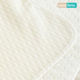 [Lieto Baby] CocoLieto Non-slip 100% Bamboo cotton Waterproof Protectors for Overnight Bed Wetting Pad(Large)-Made in Korea